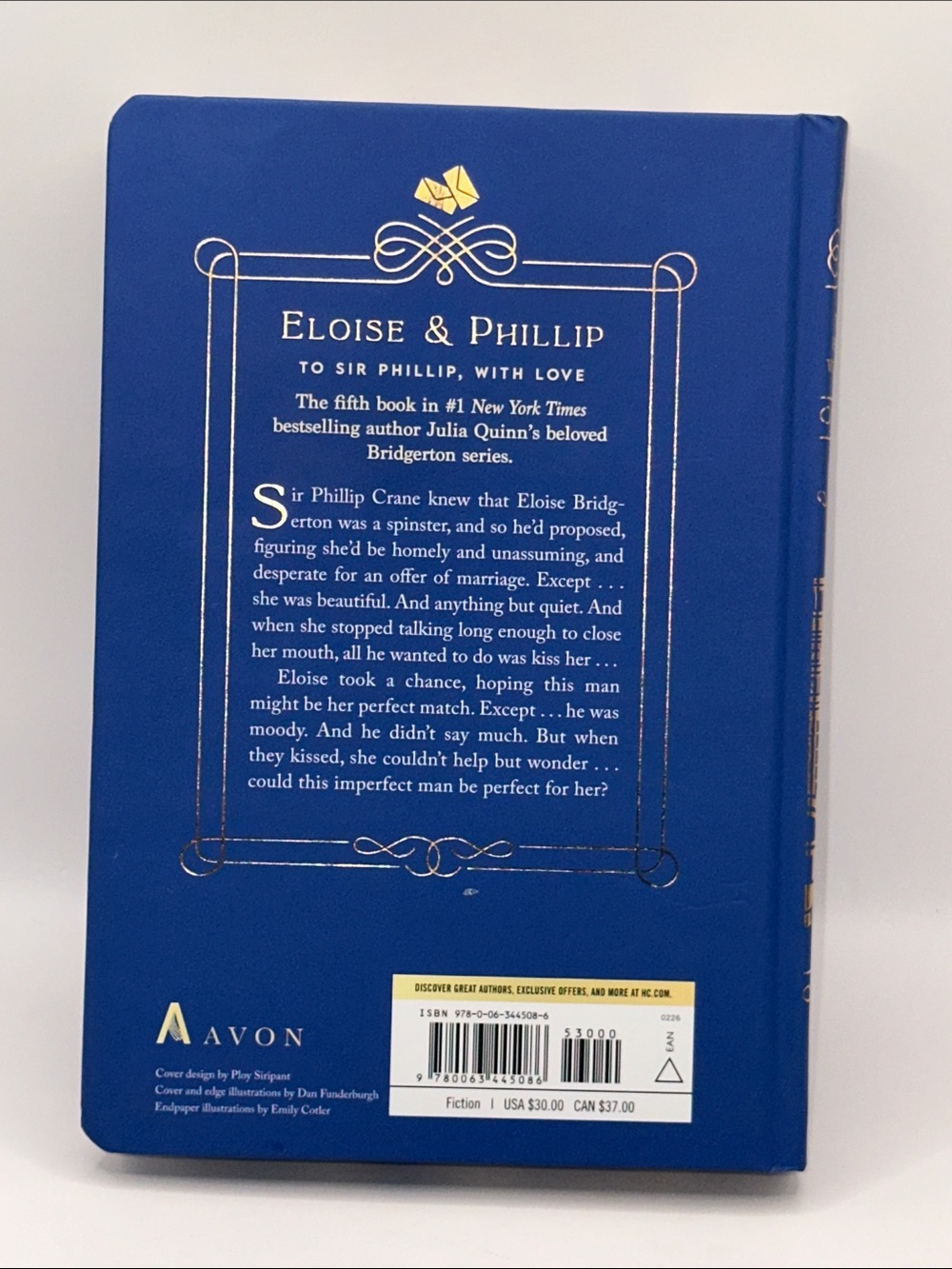 SIGNED Embellished Hardcover of To Sir Phillip, with Love by Julia Quinn - Picture 6 of 7